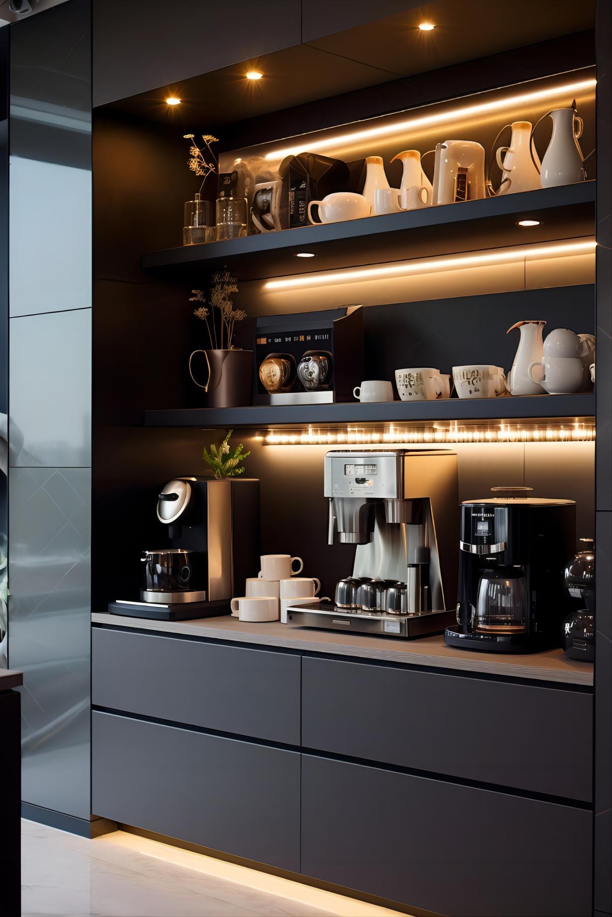 Customized Modern Black Kitchen Cupboards,Modern Black Kitchen Cabinets,Personalized Modern Black Kitchen Cupboards,Tailor-Made Black Contemporary Cabinets