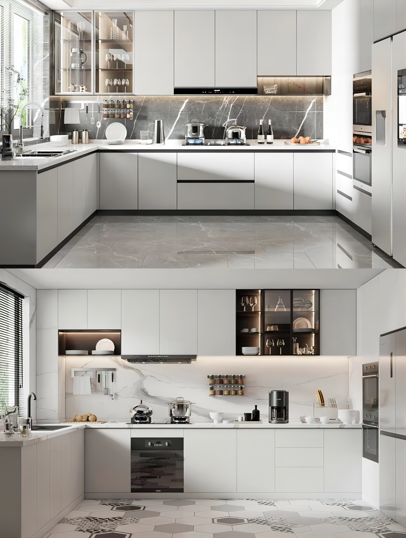 Custom White Modern Kitchen Cupboards,Contemporary White Cabinetry Designs Modern Kitchen Cabinets for Every Home